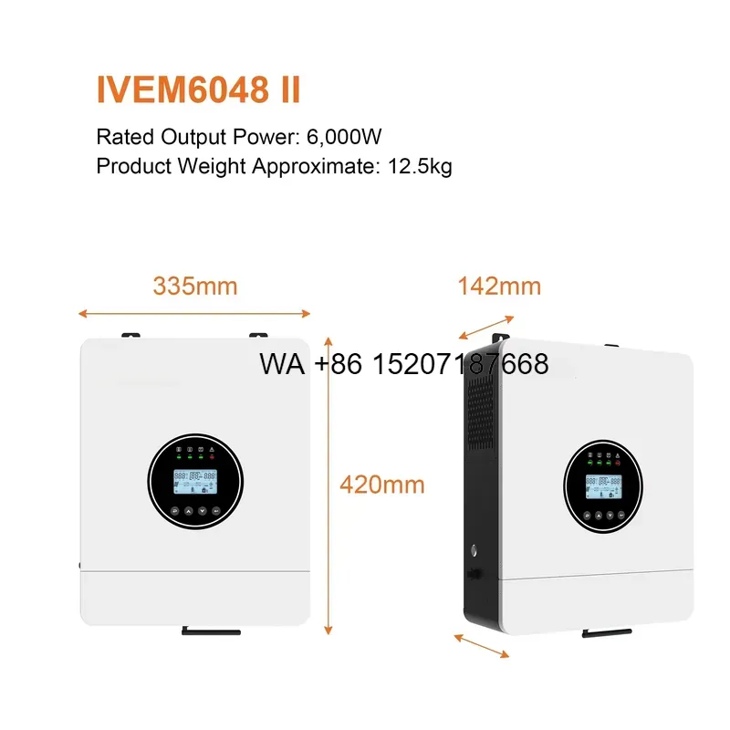 Off Grid Solar Inverter 48V 6000W - Wmwmnu per Felicitysolar 6000W Inverter Solare